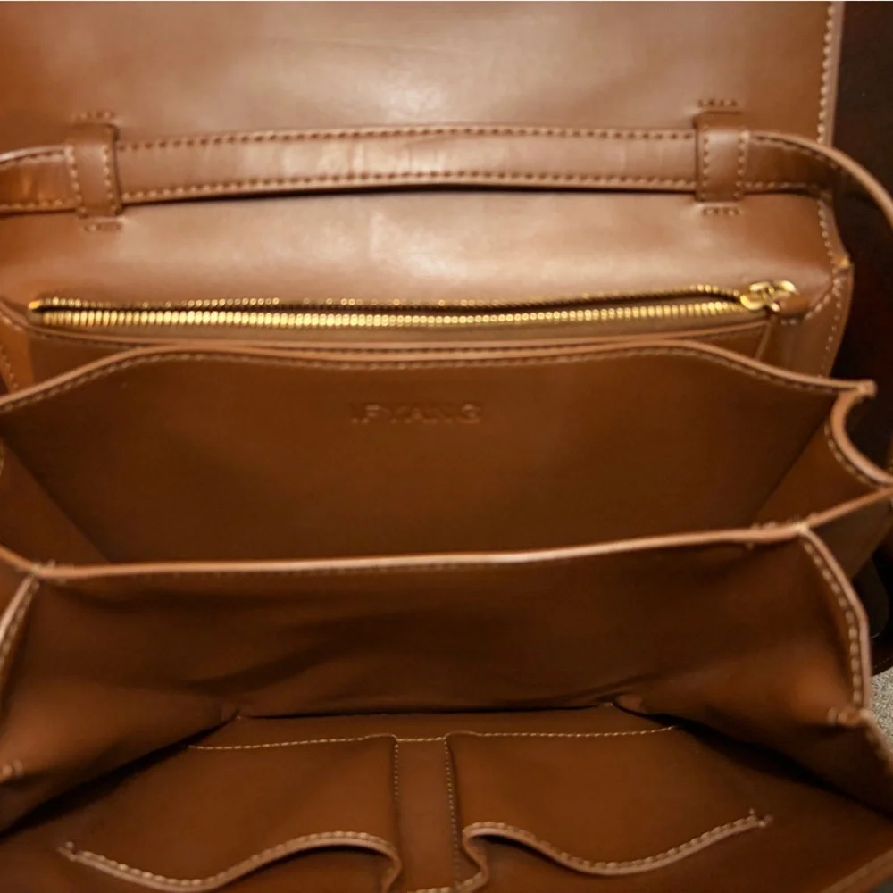 Elegant Brown Leather Bag